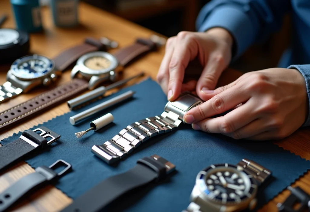 entretenir son bracelet de montre